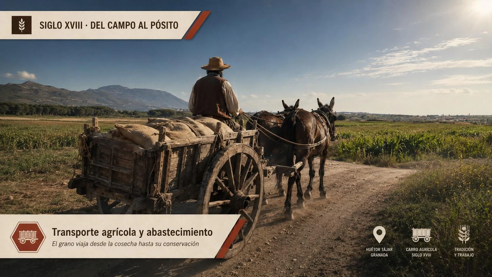 Propuesta de musealización del Pósito de Huétor Tájar · Recreación histórica conceptual para los contenidos audiovisuales.